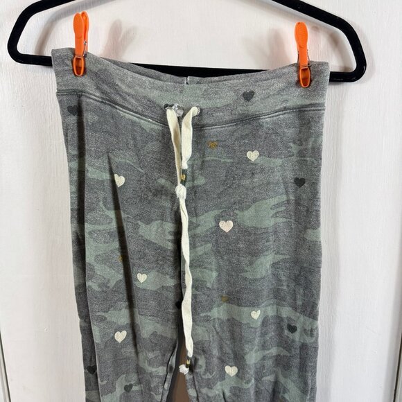 Global Love Camo Heart Jogger Pants – Soft Rayon Lounge Sweatpants, Size Small - Picture 3 of 9